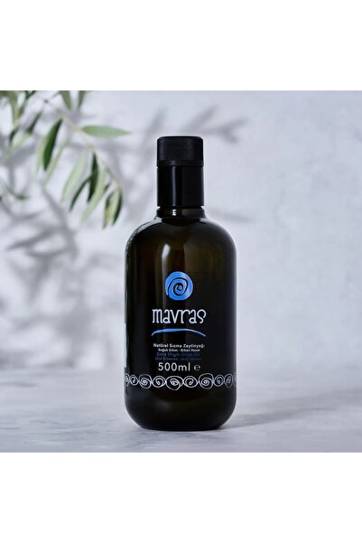 Mavras Natürel Sızma Zeytinyağı 500ml - Soğuk Sıkım, Erken Hasat
