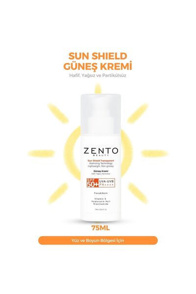 ZENTO Sun Shield Transparent Günes Kremi 75 ml