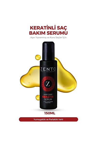 ZENTO Haır Care Keratın Serum Keratinli Saç Bakım Serumu 150 ml