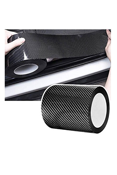 TodayShop 3D Carbon Protective Film, Roll 5 cm x 5 m, Matte Black