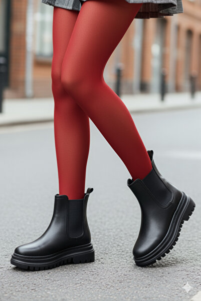 FAYMAZ Mour Talpă interioară completă cu cusături din blană, toc de 5 cm, bra...