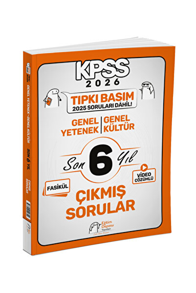 Eğitim Deposu Yayınları-Çok Çözen Kazanır 2026 KPSS Genel Yetenek Genel Kültü...