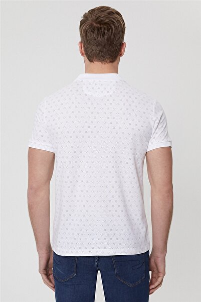 Lee Cooper Μικτό ανδρικό μπλουζάκι πόλο από 100% βαμβάκι λευκό