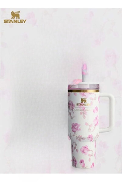 LOVE SHACK FANCY كوب H2.0 Flow State وردي اللون سعة 40 أونصة