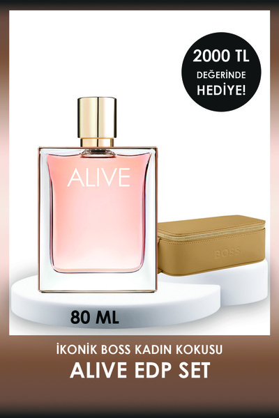 BOSS Alive EDP 80 ml Kadın Parfüm + Çanta