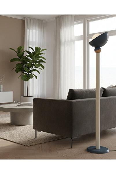 Özcan Aydınlatma 2828-L-16 Pastel Lambader Gri