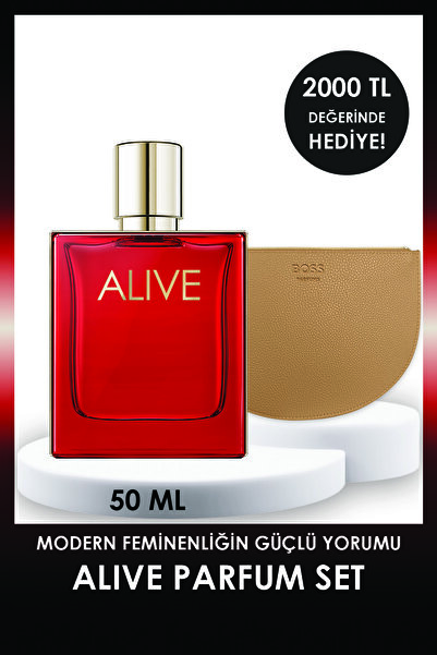 BOSS Alive Parfum 50 ml Kadın Parfüm + Çanta