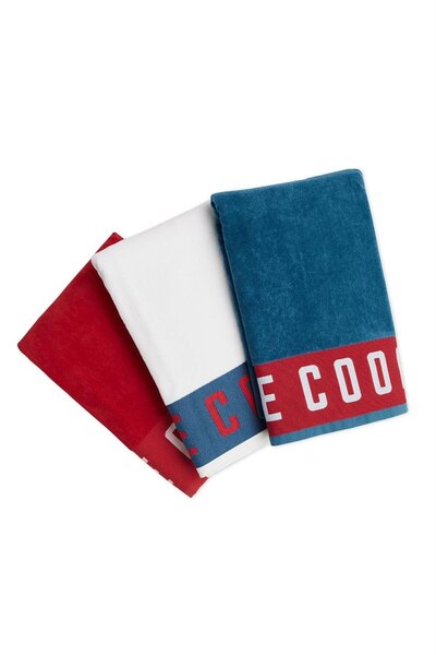 Lee Cooper Adrian Kadife Plaj Havlusu Beyaz