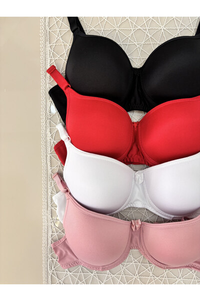 Kerem Giyim Жіночий м'який (з підтримкою) комплект бюстгальтерів для відновлення з 4-х частин