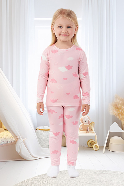 Fulla Moda Sada dívčího pyžama se vzorem Cloud