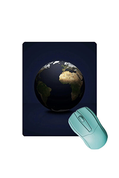 SonicTouch 17x21cm World Pattern Mouse Pad anti-alunecare pentru jocuri - fără sudură