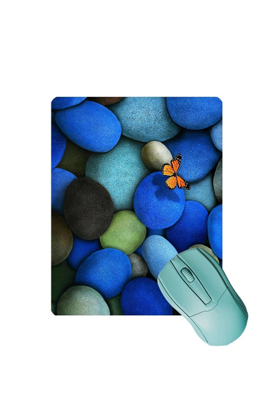 SonicTouch Model de piatră albastră Anti-alunecare Gaming Player Desktop Mous...