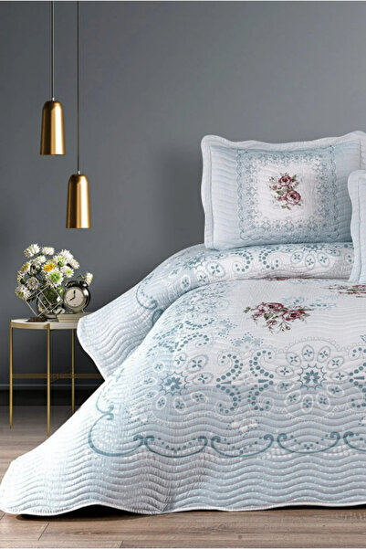 BELENAY HOME Nerea 3 Parça Çift Kişilik Yatak Örtüsü Takımı – Pike Set