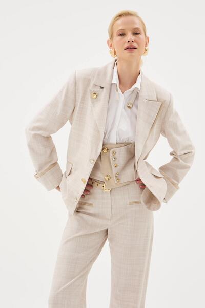 BASAKLA OFFICIAL Yazlık Oversize Blazer Ceket