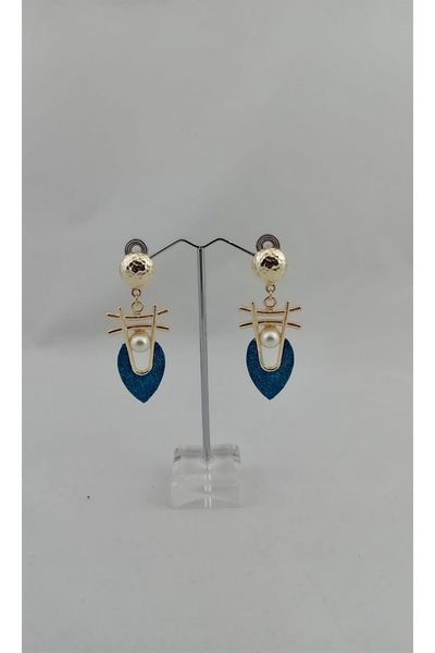 Orelia Takı Gold Kaplama İncili Tasarım Küpe