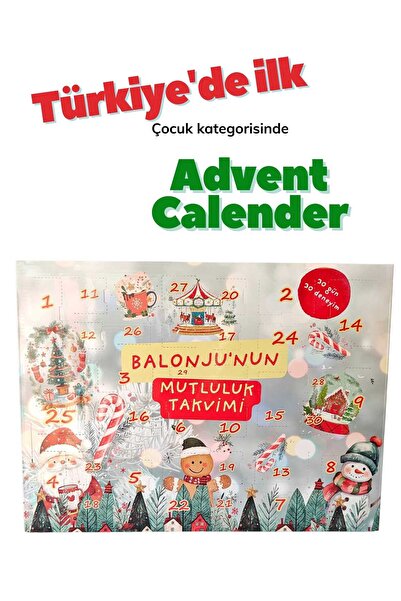 Balonju 30 GÜN SÜRPRİZ TAKVİMİ (ADVENT CALENDAR)