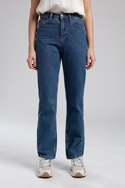 Lee Cooper Clara Normal Waist Normal Cut Straight Leg Blue Women's Jean Trousers