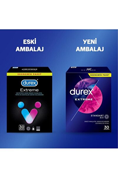 Durex Extreme 30'lu Prezervatif
