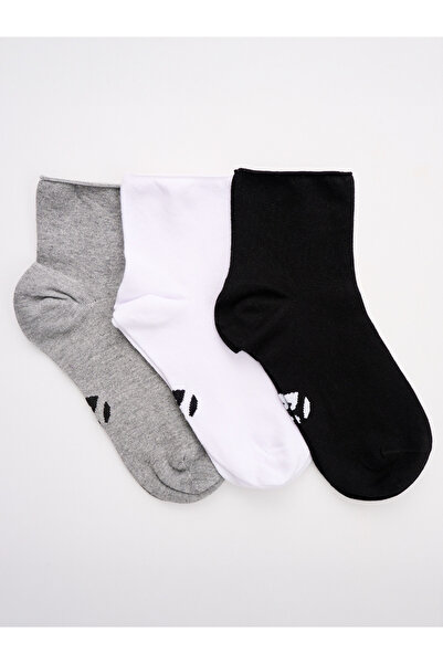 MONSIEUR CHAUSSETTE 3-Pack Lastiksiz Soket Kadın Çorap - | İz yapmaz| Bileği ...