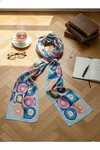 Hazard Wassily Kandinsky Color Study șal/șal de mătase cu model