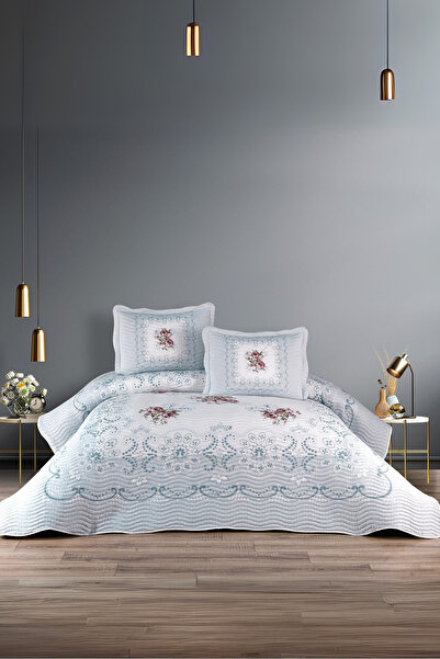 BELENAY HOME Nerea 3 Parça Çift Kişilik Yatak Örtüsü Takımı – Pike Set