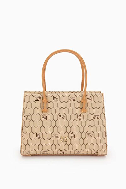 Levidor Τσάντα τριών διαμερισμάτων με στάμπα MINK Honeycomb