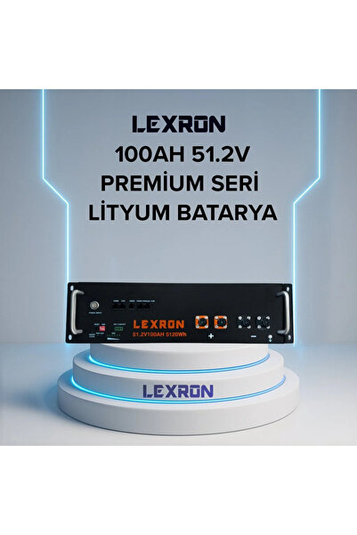 Lexron 51.2V 100 AH LiFePO4 LİTYUM AKÜ KASET TİPİ