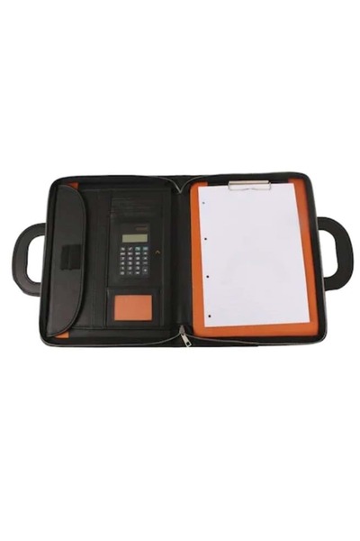 ÖNDER VİP حقيبة يد سوداء بمقبض مخفي وسحاب مزدوج