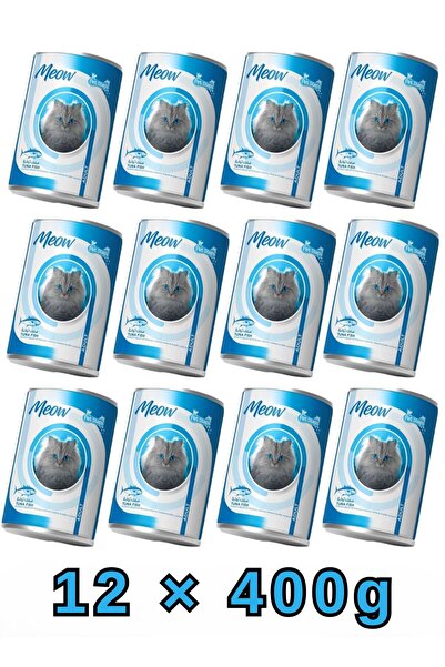 Pet Steps Meow Meow Adult Cat Food Canned - Tuna Flavor - 400g - 12 Cans
