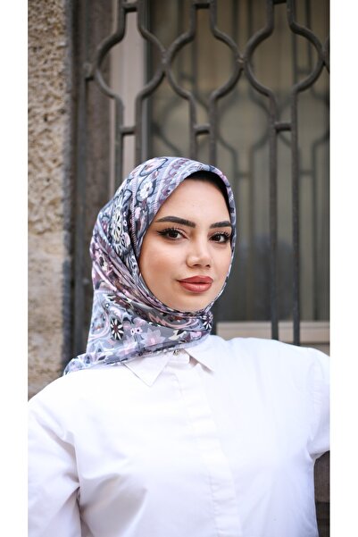 efdal şal eşarp Jade Pattern Imported Cotton Scarf