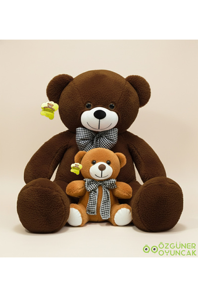 Özgüner Oyuncak 101 Papyonlu Büyük Ayıcık (%100 YERLİ)