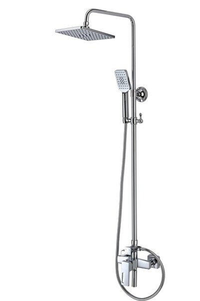 Trendy's Coloana de dus TRENDY'Scu trei functii, crom lucios