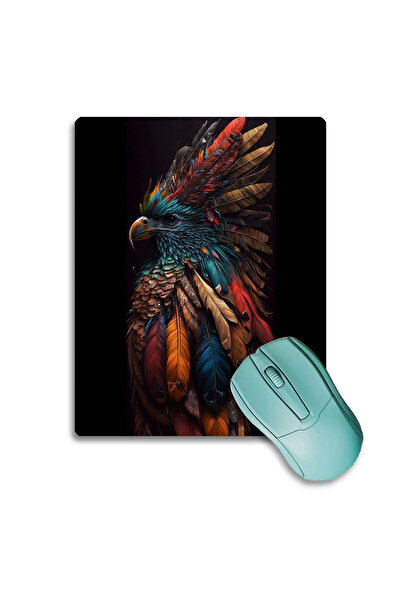 SonicTouch Eagle Themed Non-Slip Gaming Gaming Mouse Pad - Native American, S...
