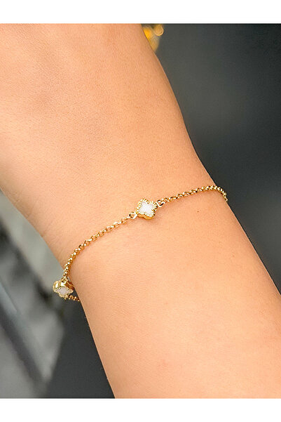 UZUNDAĞ KUYUMCULUK 14 Ayar Altın Küçük Yonca Bileklik