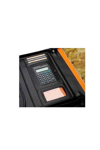 ÖNDER VİP حقيبة يد سوداء بمقبض مخفي وسحاب مزدوج