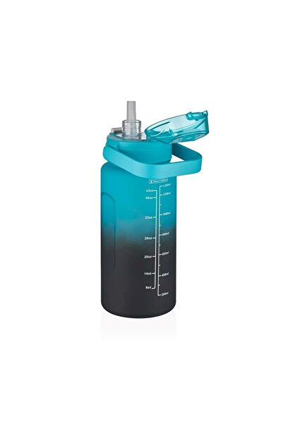 Vagonlife Vagon Life 1500 Ml Tritan Flask - Turquoise Black VGN2213