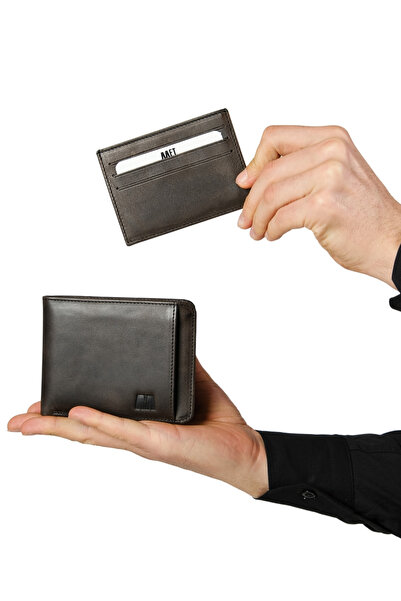 MFT Leather Design محفظة جلدية للرجال - موديل FOSSIL GENUINE