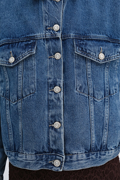 Addax Cepli Denim Ceket C8345-s2