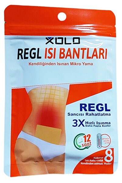 xolo Regl Ağrılarına Karş Isıtıcı Ped Regl Isı Bantları 8 Adet Sıcak Micro Yama Yeni Konfor