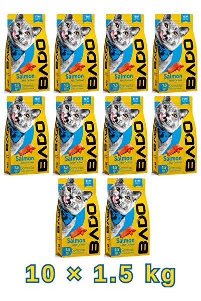 Bado Adult Cat Food – Salmon, Omega & High Protein, Skin & Coat Support, 1.5 ...