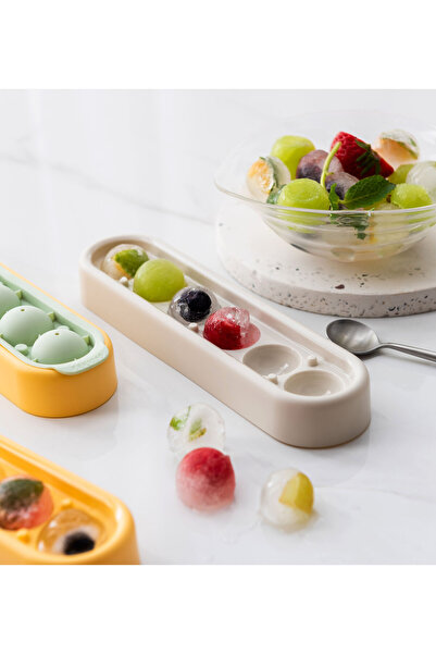 Ditmo Beyaz Küre Buz Kalıbı – Meyve, Kokteyl , Kahve ve Çikolata İçin Pratik ...