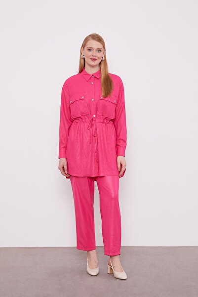 Levidor Fuchsia Sports Set - Drawstring Waist Trousers