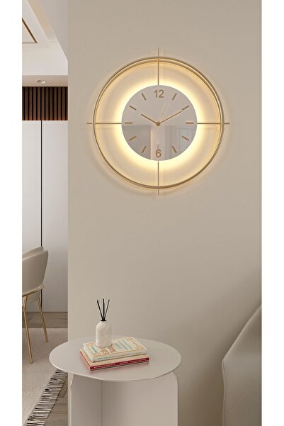 MetaQuartz Aksesuar Çiftçember - Gold-beyaz Göbek - Büyük Boy (55X55CM) (PİLL...