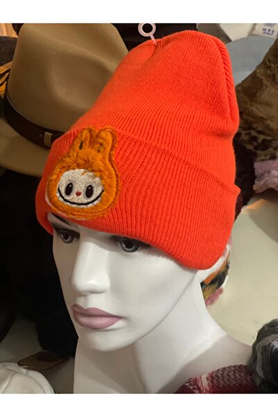 kuru Beretă colorată pentru copii și adolescenți cu figurină Labubu - Model d...