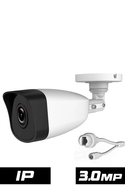 jetucuzal J-TECH JT-8070 3MP Bullet PoE 3.6MM Network IP Gece Görüşlü Kamera