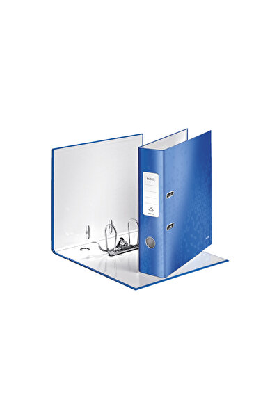 Leitz Biblioraft 180° WOW laminated cardboard A4 80 mm blue