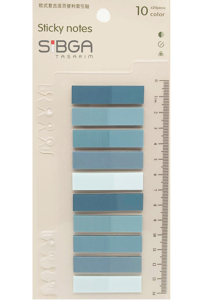 sibga tasarım 4 Pieces of Post-It Notes. Book Mark Bookmark Postit Sticker 800 Sheets