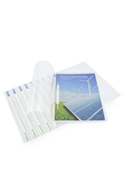 Rapesco White plastic folder 10 pcs/set