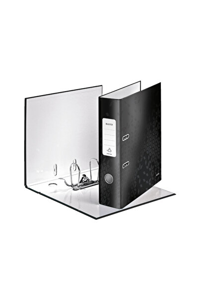 Leitz Biblioraft 180° WOW laminated cardboard A4 80 mm black