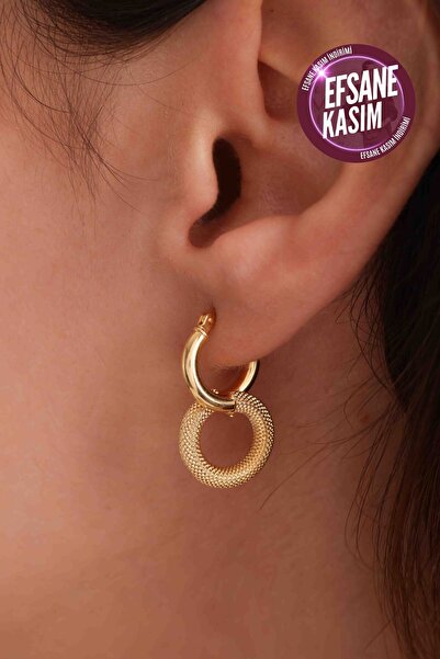 Gianfranco Italyan Tasarım Sonsuzluk Infinity Desenli Küpe